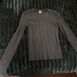 Aritzia homestretch ribbed crewneck